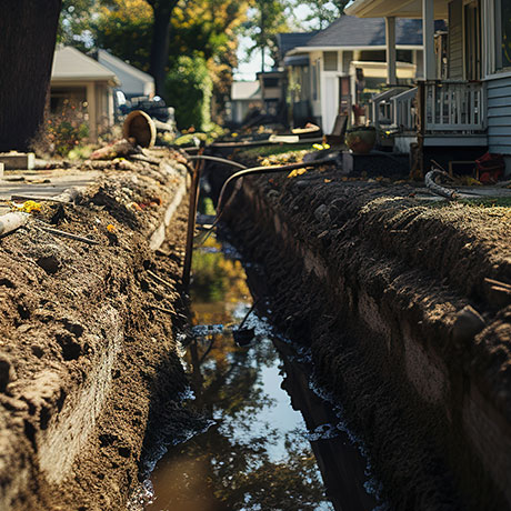 property-drainage-contractor-sa-image Property Drainage Job in Progress